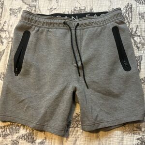 American Eagle Shorts Gray Zipped Pockets